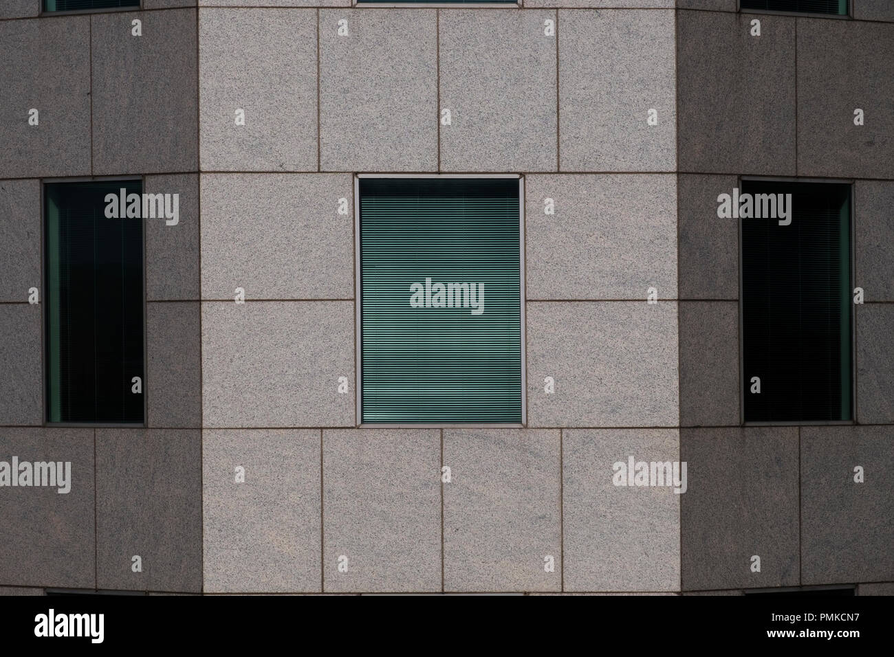 Détail dans l'architecture de bureaux, d'Alabama à Birmingham Banque D'Images