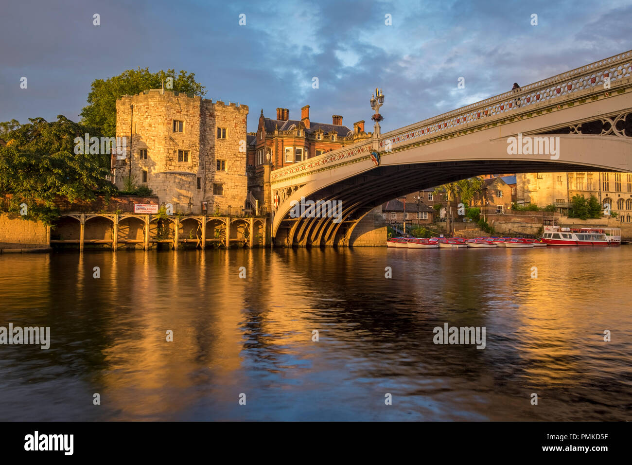 Lendal Bridge, New York, la Yorkshie construit, 1861-63. Banque D'Images