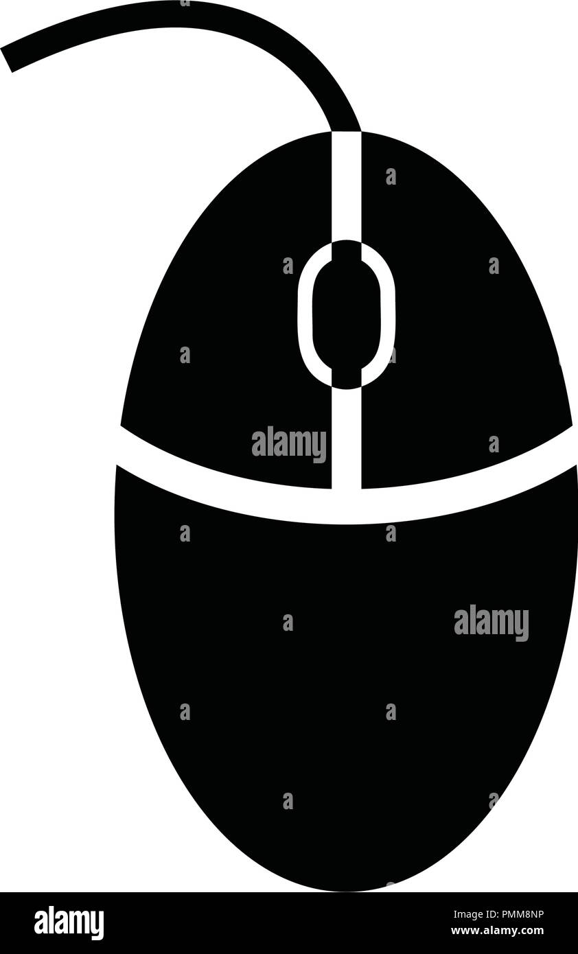 L'icône de la souris Vector Illustration de Vecteur