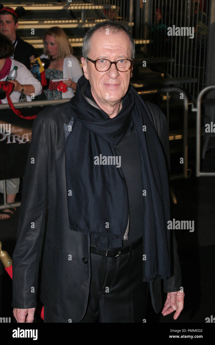 Geoffrey Rush lors de la première mondiale de "Pirates des Caraïbes - On Stranger Tides.' arrivants tenue à Disneyland à Anaheim, CA, le 7 mai 2011. Photo par : Richard Chavez / PictureLux Banque D'Images