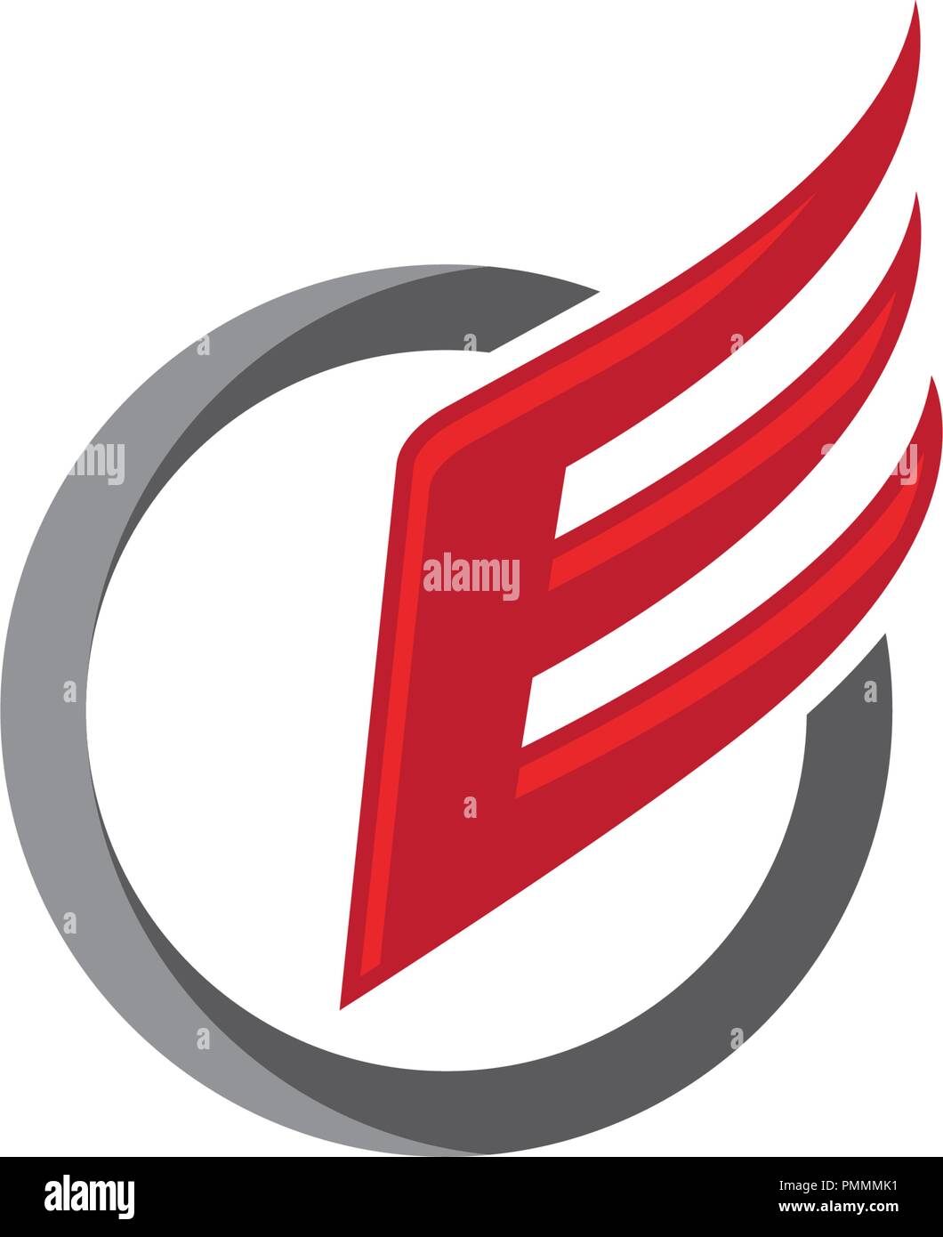 Eagle falcon modèle icône illustration design Illustration de Vecteur