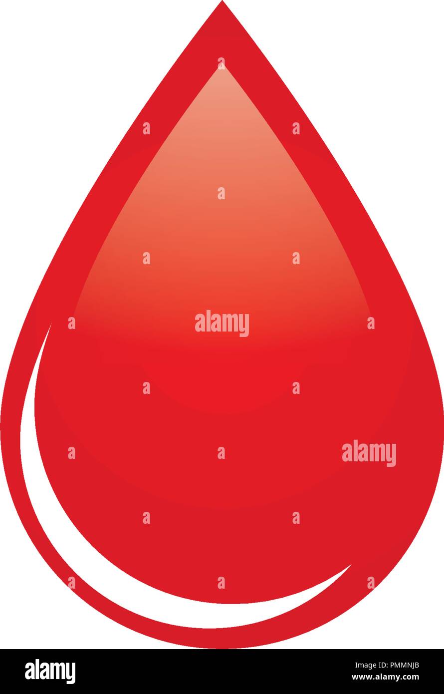 D'une goutte de sang d'illustration vectorielle des donateurs Illustration de Vecteur