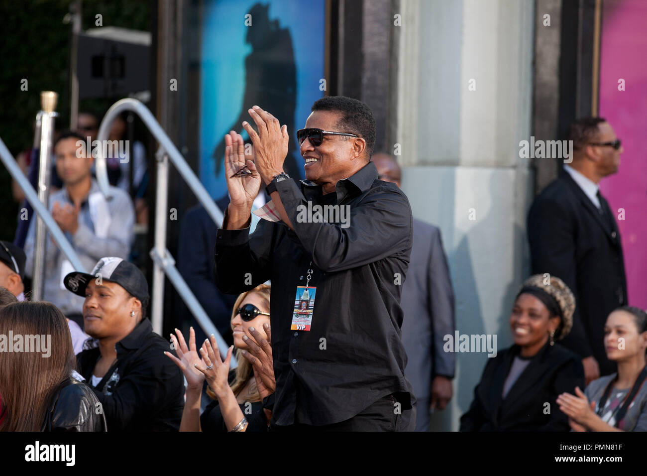 Jackie Jackson à la Michael Jackson immortalisé avec la main et l'Empreinte cérémonie à l'Grauman's Chinese Theatre à Hollywood, CA. L'événement a eu lieu le Jeudi, Janvier 26, 2012. Photo par Eden Ari/ RPAC/ PictureLux Banque D'Images