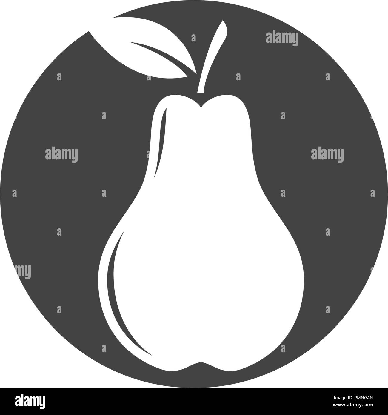 Poire fraîche fruit nourriture Vector Illustration design Illustration de Vecteur
