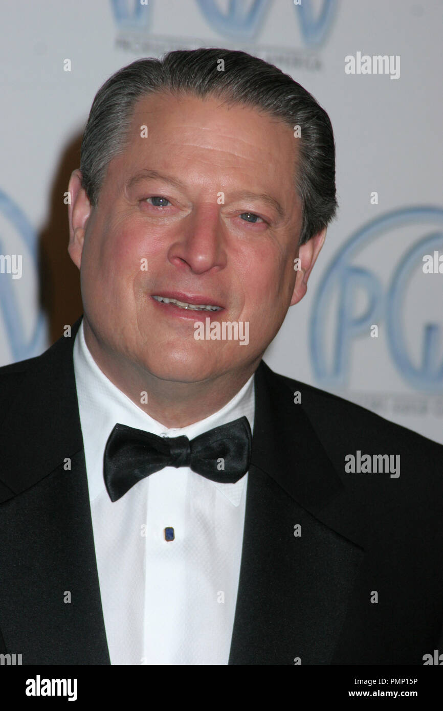 01/20/2007 Al Gore 'producteurs' Guild Awards 2007 @ Hyatt Regency Century Plaza, Century City Photo de Kuroda Ima / HNW / Picturelux 31444 Numéro de référence de dossier 009HNW pour un usage éditorial uniquement - Tous droits réservés Banque D'Images