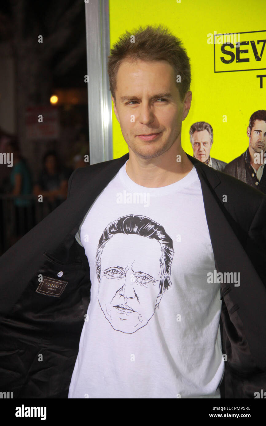 Sam Rockwell 10/01/2012 "même les psychopathes' Premiere tenue à Bruin Theatre à Westwood, CA Photo par Izumi Hasegawa / HNW / PictureLux Banque D'Images