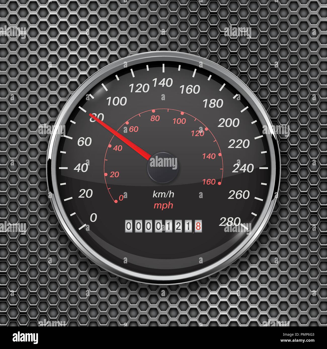 80 km par heure Banque d'images vectorielles - Alamy