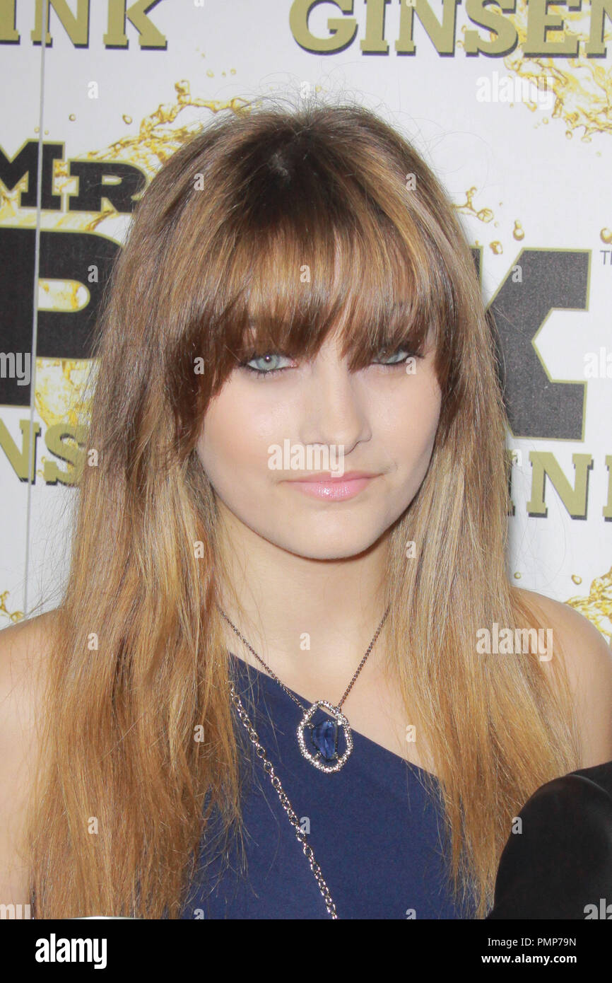 Paris Jackson 10/11/2012 M. Ginseng Rose Verre Fête de lancement tenue au Regent Beverly Wilshire Hotel de Beverly Hills, CA Photo par Kazuki Hirata / HNW / PictureLux Banque D'Images