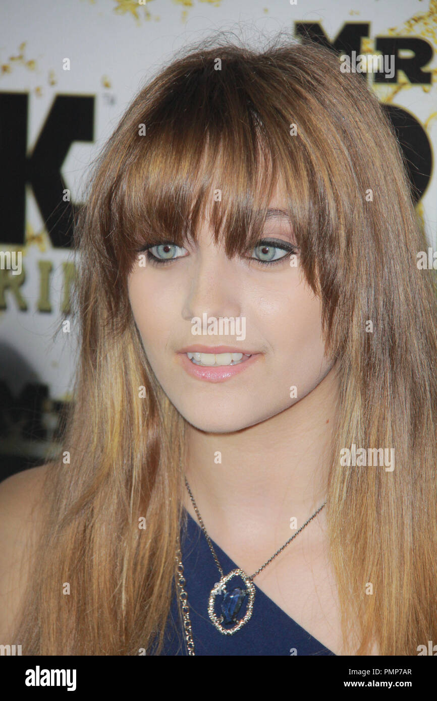 Paris Jackson 10/11/2012 M. Ginseng Rose Verre Fête de lancement tenue au Regent Beverly Wilshire Hotel de Beverly Hills, CA Photo par Kazuki Hirata / HNW / PictureLux Banque D'Images