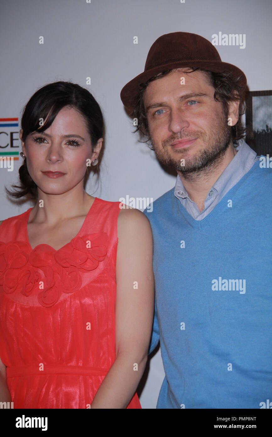 Elaine Cassidy, David Seigneur 02/23/2012 Pre-Academy-NOUS Remise des Prix de l'Alliance de l'Irlande s'est tenue à Bad Robot, Santa Monica, CA Photo par HollywoodNewsWire.net/ PictureLux / Hasegawa Izumi Banque D'Images