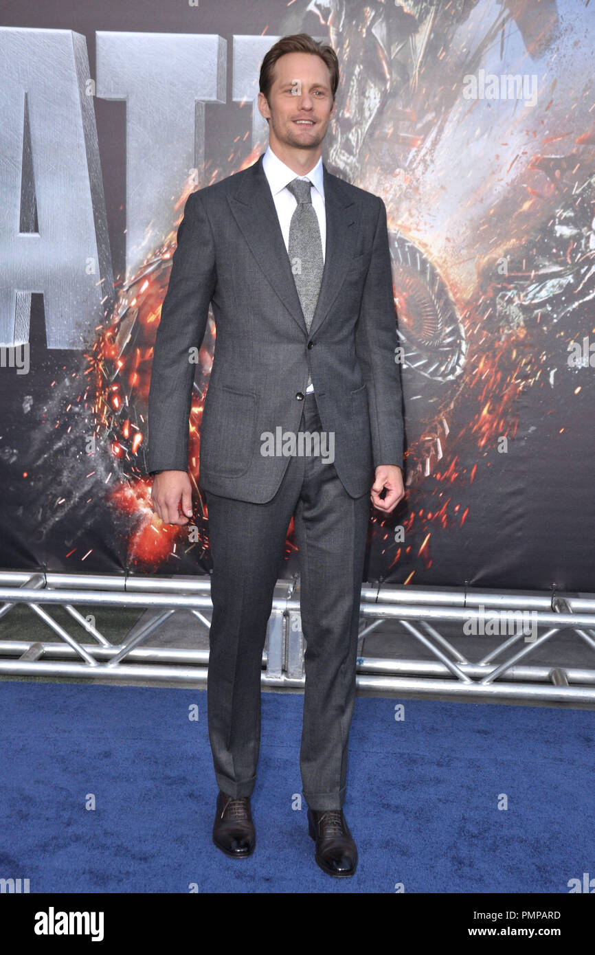 Alexander Skarsgard au 'Battleship' Premiere. Arrivants tenue à la Vivre à Los Angeles, CA, 10 mai 2012. Photo par M.Adams / PictureLux Banque D'Images