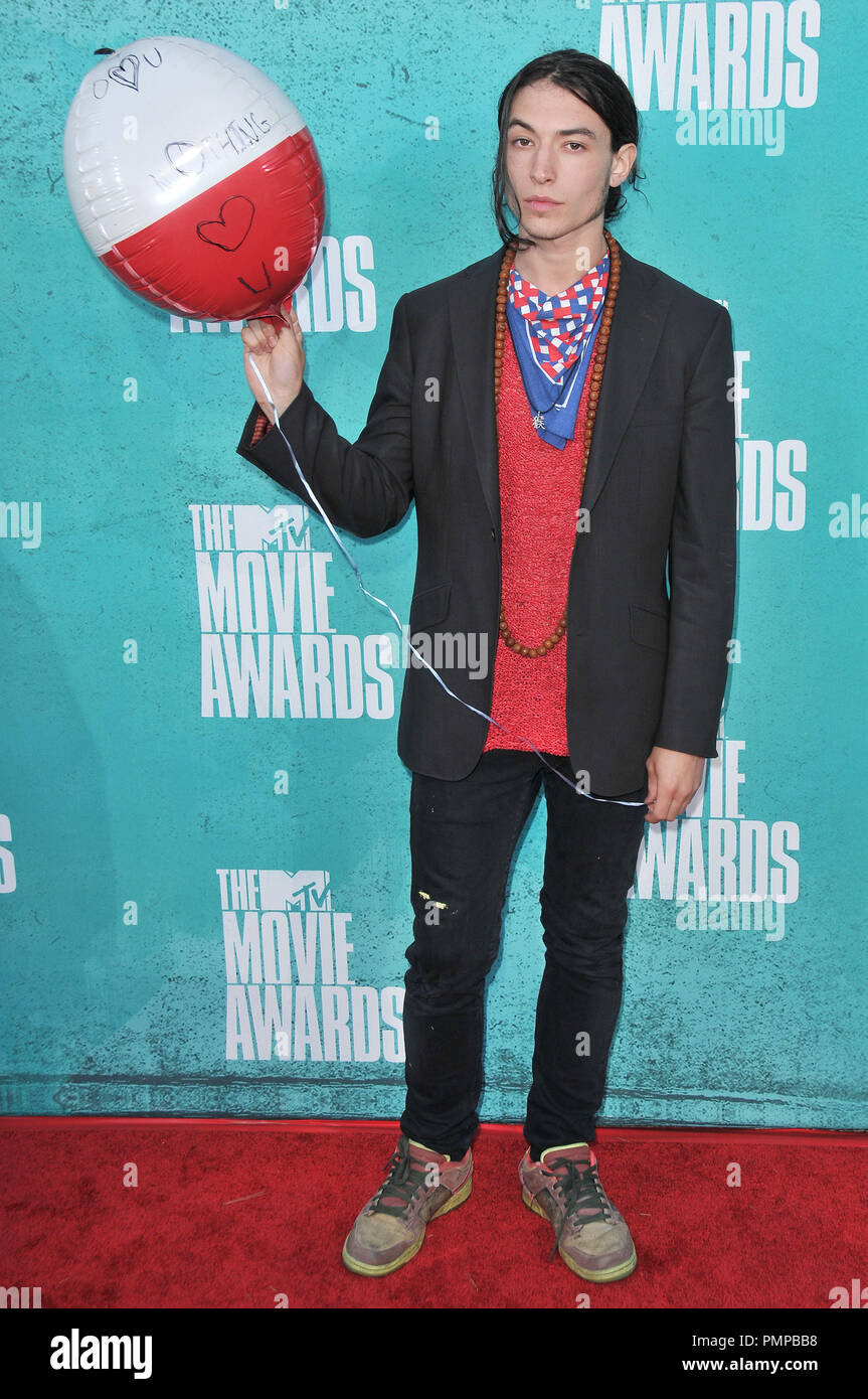 Ezra Miller au MTV Movie Awards 2012 s'est tenue à la Gibson Amphitheatre à Universal City, CA. L'événement a eu lieu le dimanche 3 juin 2012. Photo de RPAC/ PictureLux Banque D'Images