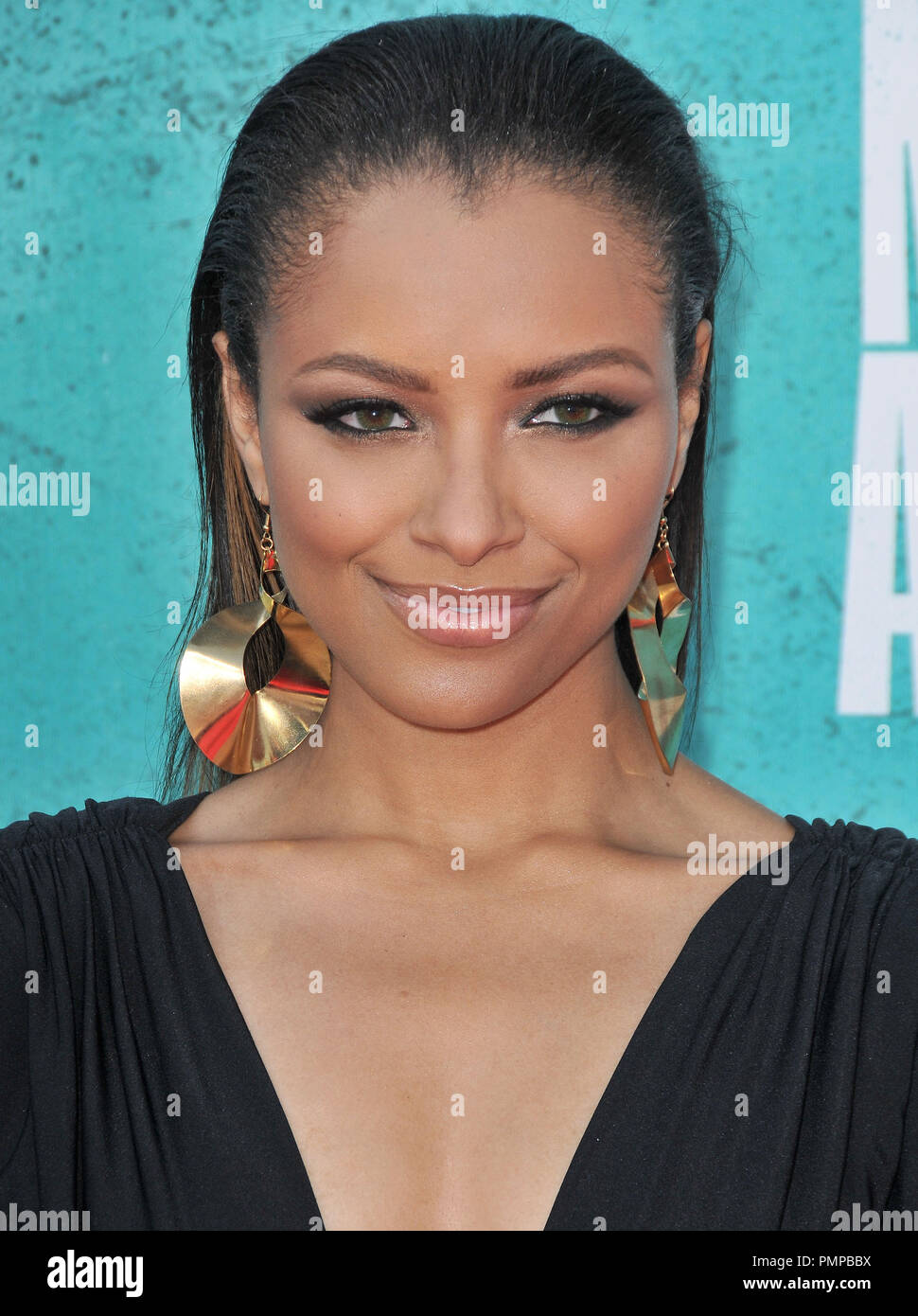 Kat Graham à 2012 MTV Movie Awards tenue à l'Amphithéâtre Gibson à Universal City, CA. L'événement a eu lieu le dimanche 3 juin 2012. Photo de RPAC/ PictureLux Banque D'Images