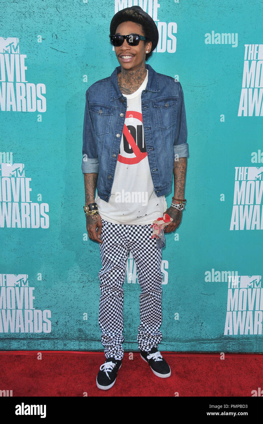 Wiz Khalifa au 2012 MTV Movie Awards tenue à l'Amphithéâtre Gibson à Universal City, CA. L'événement a eu lieu le dimanche 3 juin 2012. Photo de RPAC/ PictureLux Banque D'Images