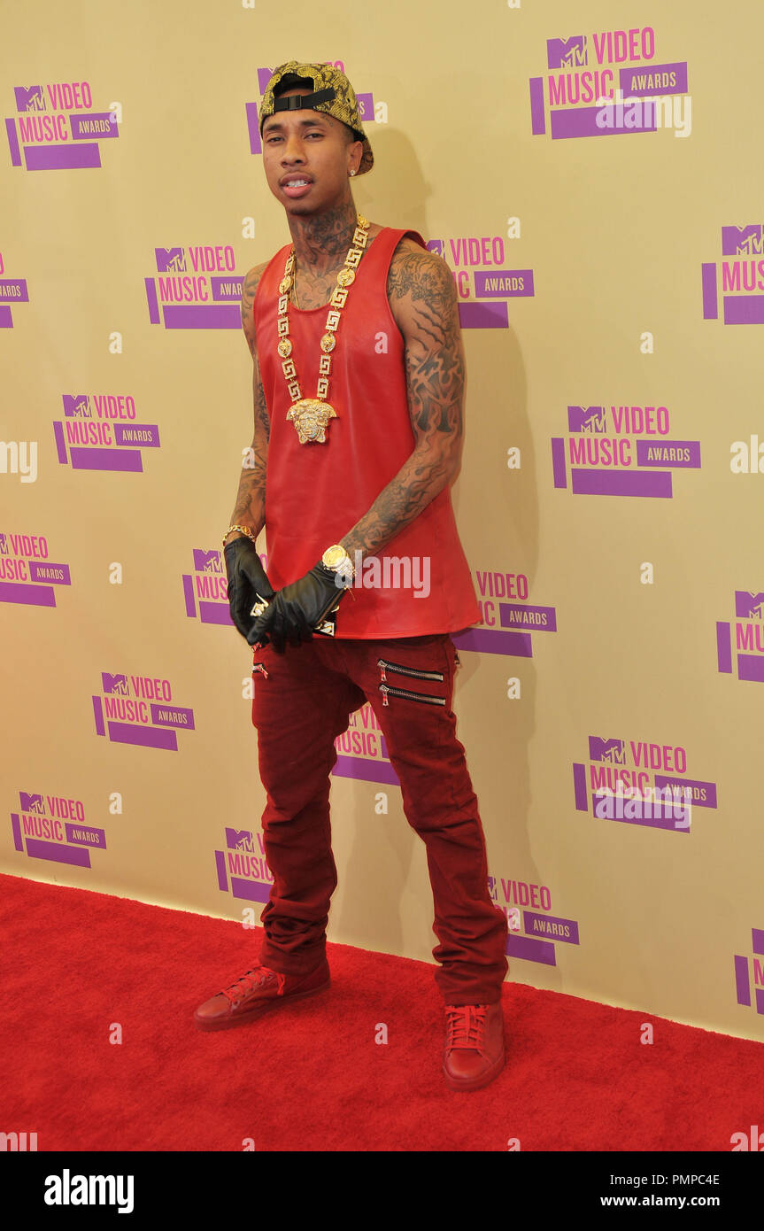 Tyga au 2012 MTV Video Music Awards qui a eu lieu au Staples Center de Los Angeles, CA. L'événement a eu lieu le jeudi 6 septembre 2012. Photo de RPAC / PictureLux Banque D'Images