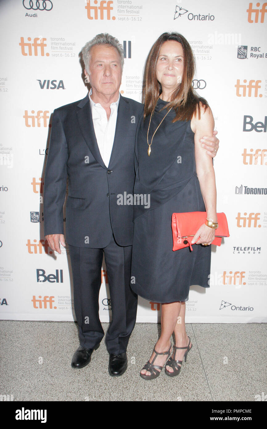 Dustin Hoffman, Lisa Gottsegen 09/09/2012 Quartet premiere pendant le Festival International du Film de Toronto 2012 à l'Elgin,Toronto, Canada Photo par Izumi / Hollywoodnewswire.net PictureLux / Hasegawa Banque D'Images