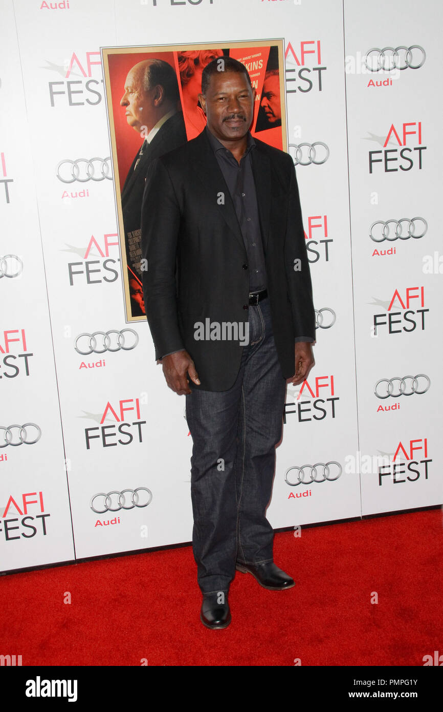 Dennis Haysbert à l'AFI Fest 2012 'Gala' Hitchcock. Arrivants tenue au cinéma Arclight à Hollywood, CA, 1 novembre 2012. Photo par Joe Martinez / PictureLux Banque D'Images