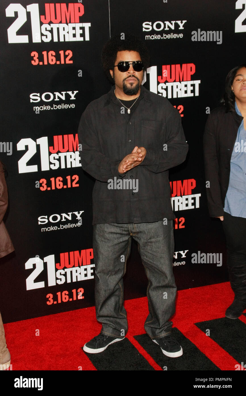 Ice Cube à la première de Columbia Pictures" "21 Jump Street". Arrivants tenue au Grauman's Chinese Theatre à Hollywood, CA, le 13 mars 2012. Photo par Joe Martinez / PictureLux Banque D'Images