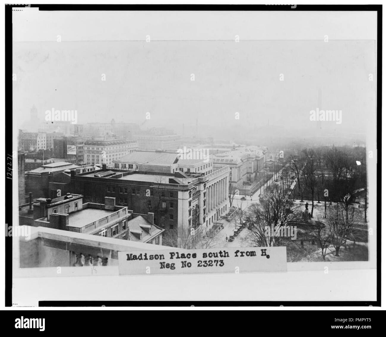 Vue d'ensemble du Cosmos Club, Shubert Theatre Belasco, annexe du Trésor des États-Unis, et du trésor des États-Unis, Washington, D.C. Banque D'Images