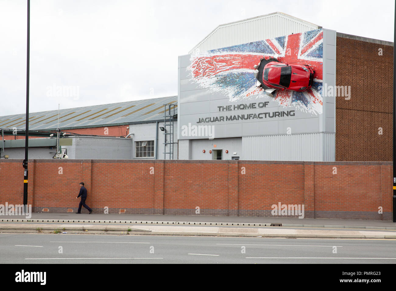 L'accueil de la production automobile en Jaguar, Birmingham Castle Bromwich Banque D'Images