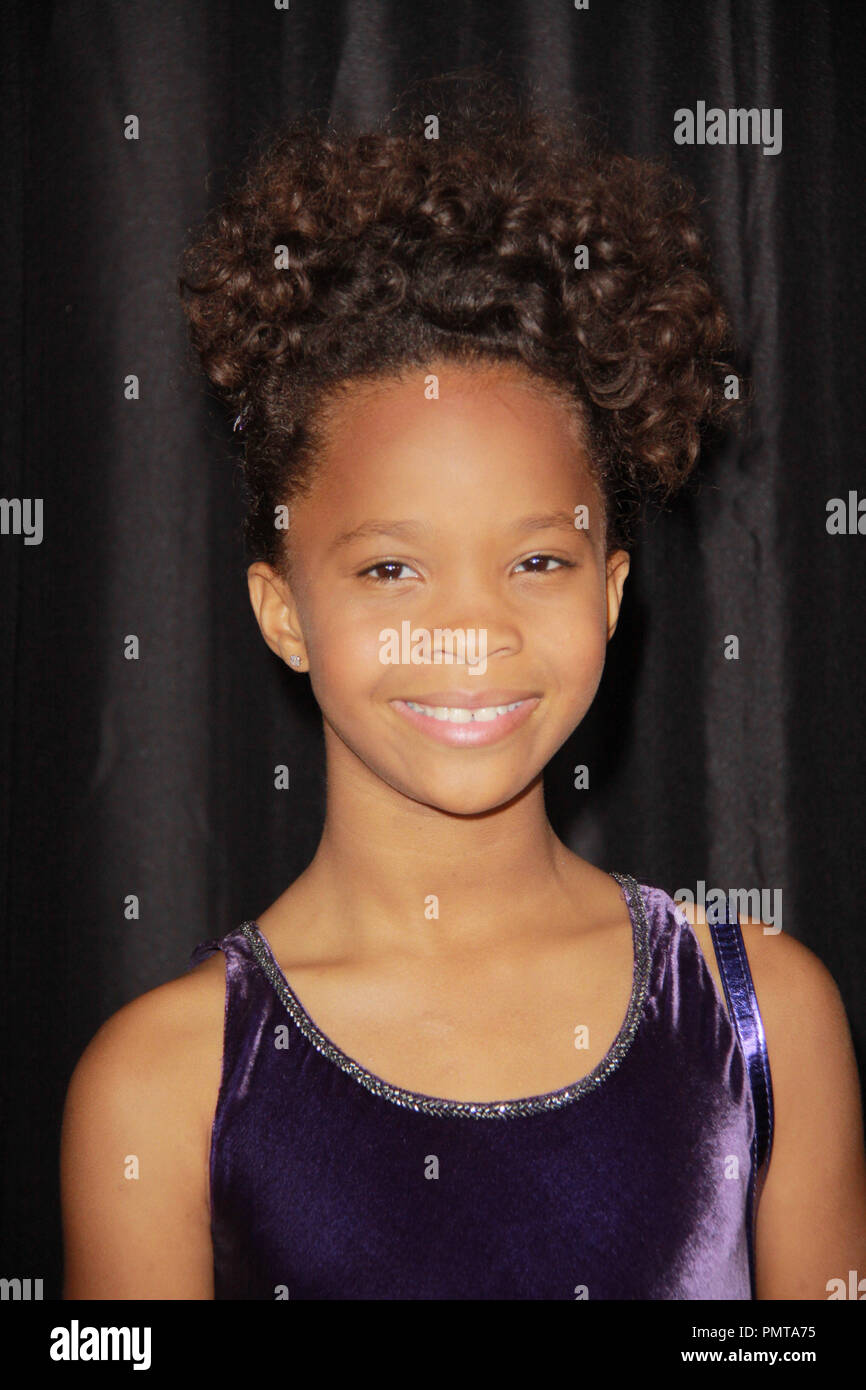 Quvenzhane Wallis 01/12/2013 La 38e conférence annuelle de Los Angeles Film Critics Association Awards a tenu à l'hôtel InterContinental à Los Angeles, CA Photo par Izumi Hasegawa / HNW / PictureLux Banque D'Images