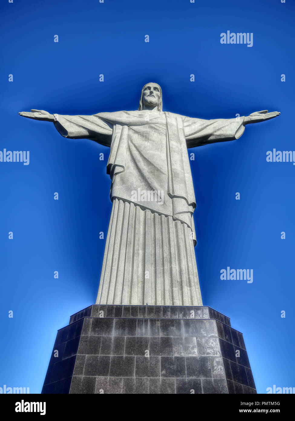 Le Christ Rédempteur de Rio de Janeiro Banque D'Images