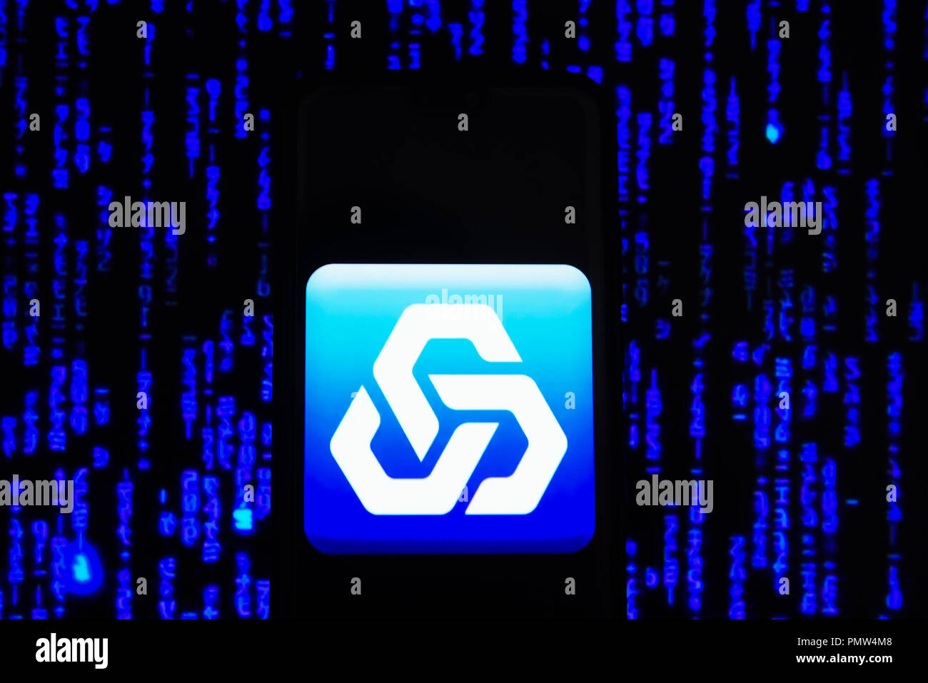 Cracovie, Pologne. 19 Sep, 2018. Caixa Geral de Depositos (CDG) le logo de la banque est vu sur un téléphone mobile Android. Credit : Omar Marques/SOPA Images/ZUMA/Alamy Fil Live News Banque D'Images