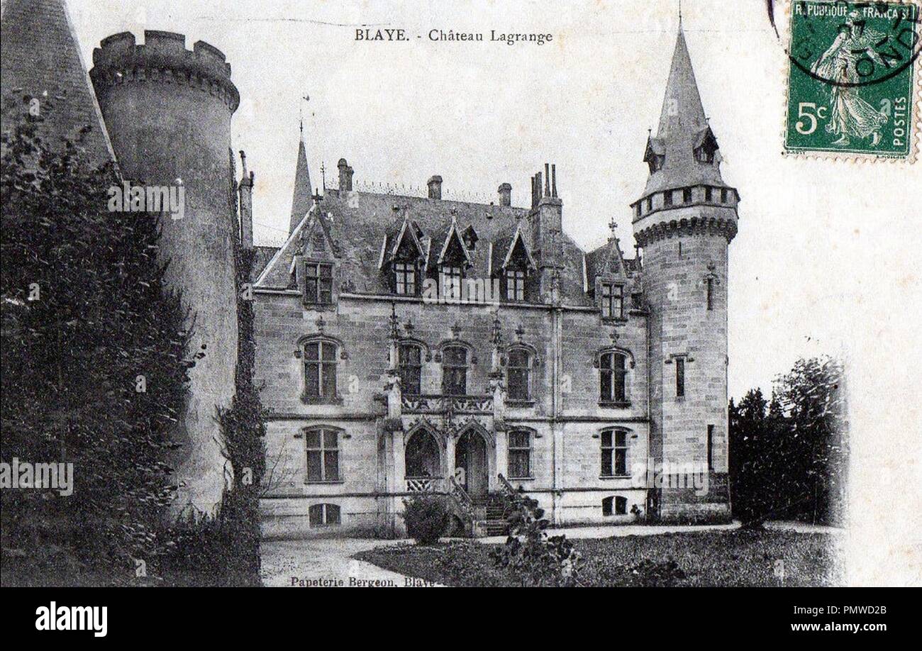 Blaye - château Lagrange 2b. Banque D'Images