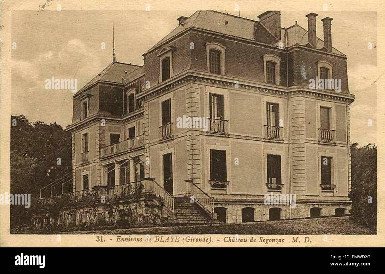 Blaye - château Segonzac 2. Banque D'Images