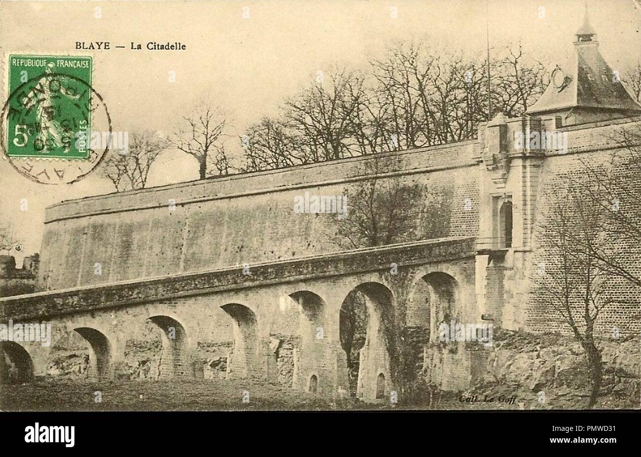 Blaye - Citadelle - entrée 4. Banque D'Images