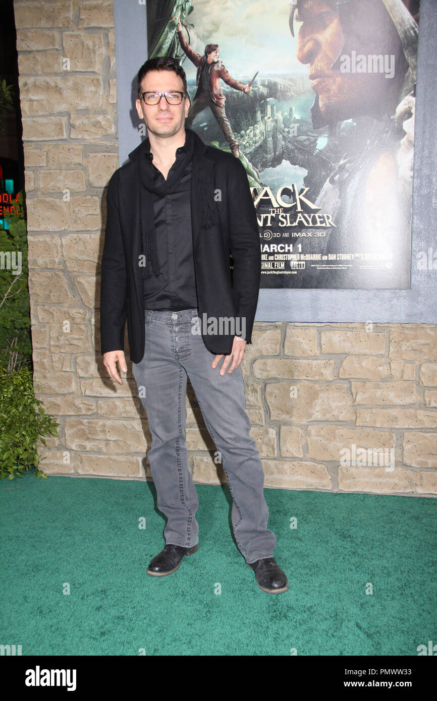 J.C. Chasez 02/26/2013 'Jack The Giant Slayer' premiere tenue au Théâtre chinois de Grauman à Hollywood, CA Photo par Izumi Hasegawa / / PictureLux HNW Banque D'Images