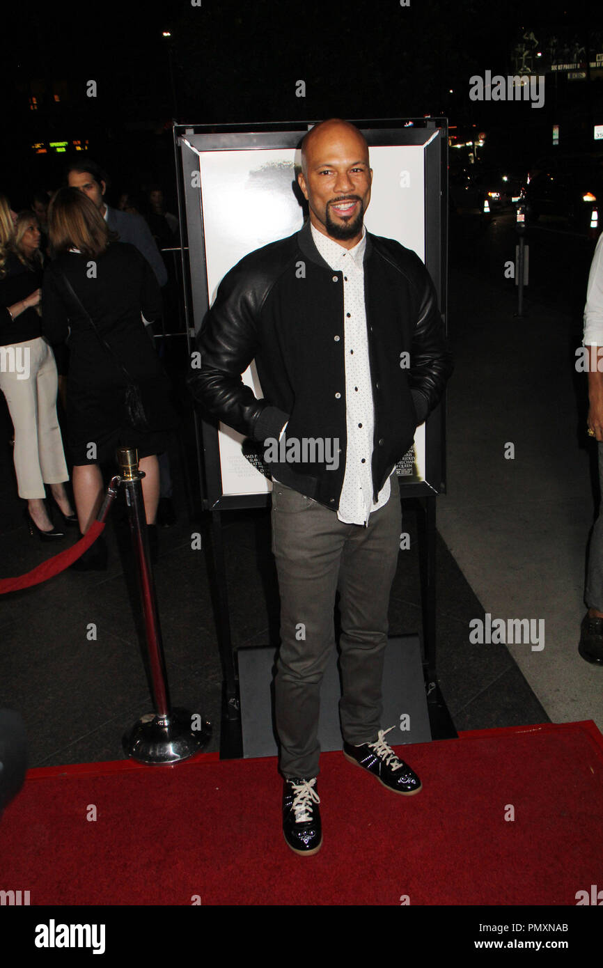 Common, Lonnie Rashid Lynn Jr. 10/14/2013 '12 Years A Slave" Los Angeles Projection spéciale tenue au Directors Guild of America à West Hollywood, CA Photo par Izumi Hasegawa / HNW / PictureLux Banque D'Images