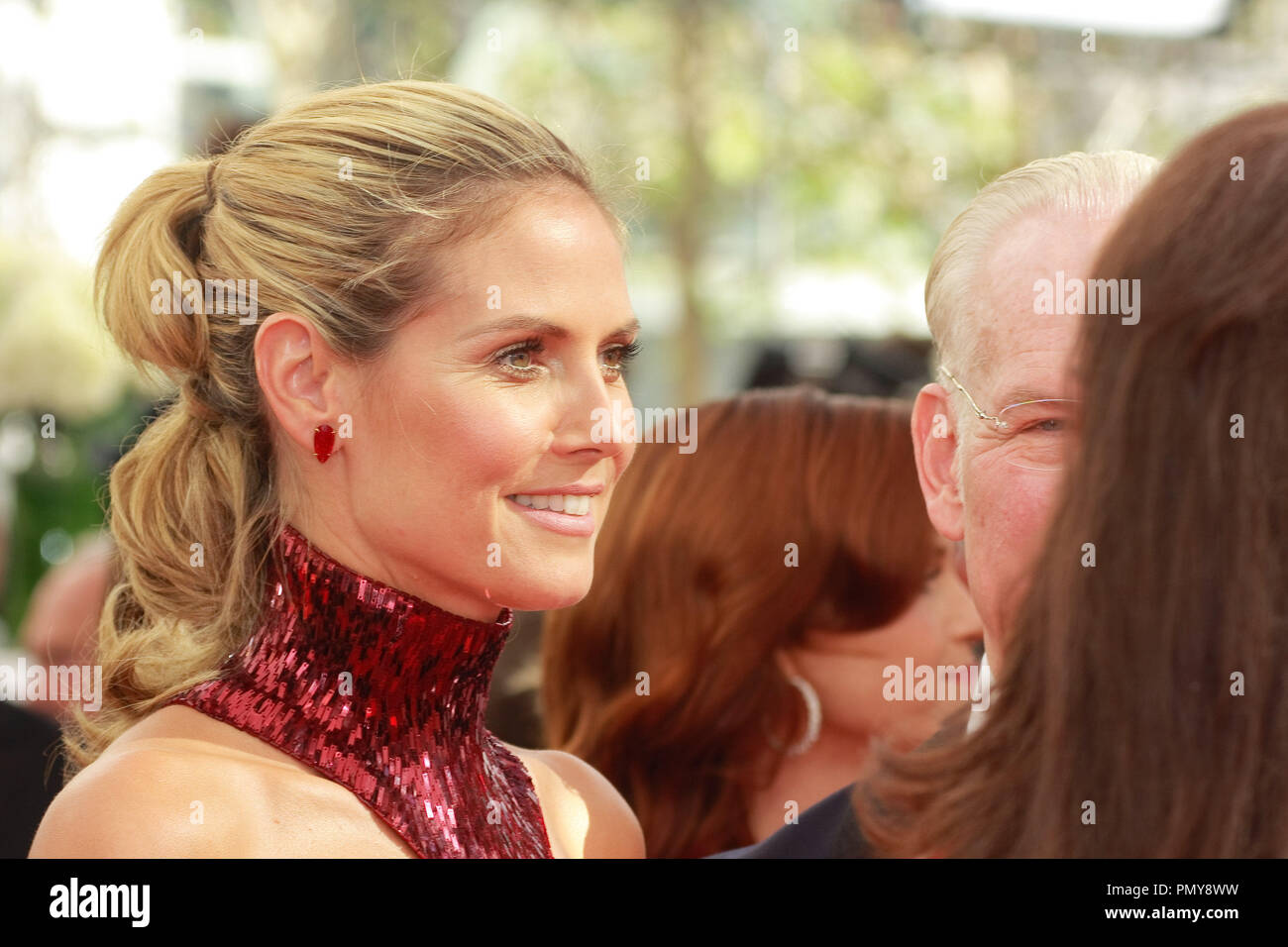 Heidi Klum à la 65e Primetime Emmy Awards tenue au Nokia Theatre L.A. Vivre à Los Angeles, CA, le 22 septembre 2013. Photo par Joe Martinez / PictureLux Banque D'Images