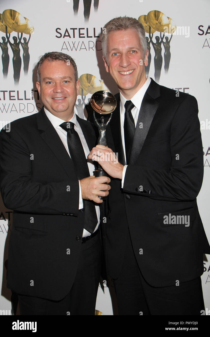 Neil Corbould, David Shirk 02/23/2014 La 18e année qui a eu lieu à l'hôtel InterContinental à Los Angeles, CA Photo par Izumi Hasegawa / HollywoodNewsWire.net Banque D'Images