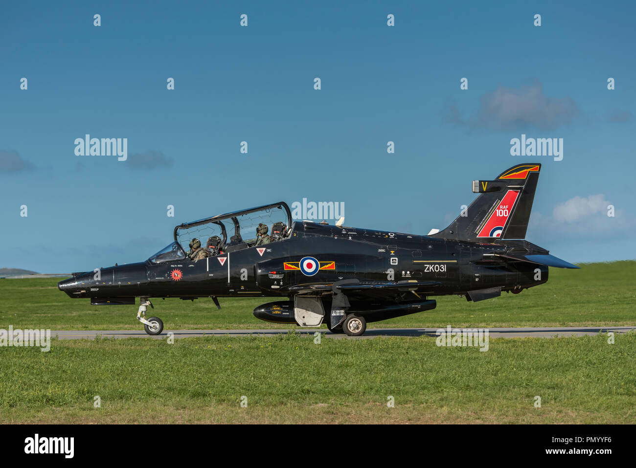 Raf Valley, Anglesey, au Royaume-Uni. Banque D'Images