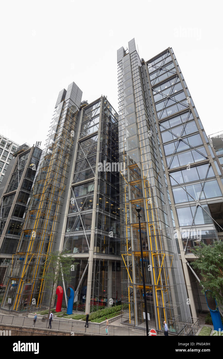 88, rue Wood, un gratte-ciel commercial conçu par Richard Rogers Partnership, London, England, UK Banque D'Images