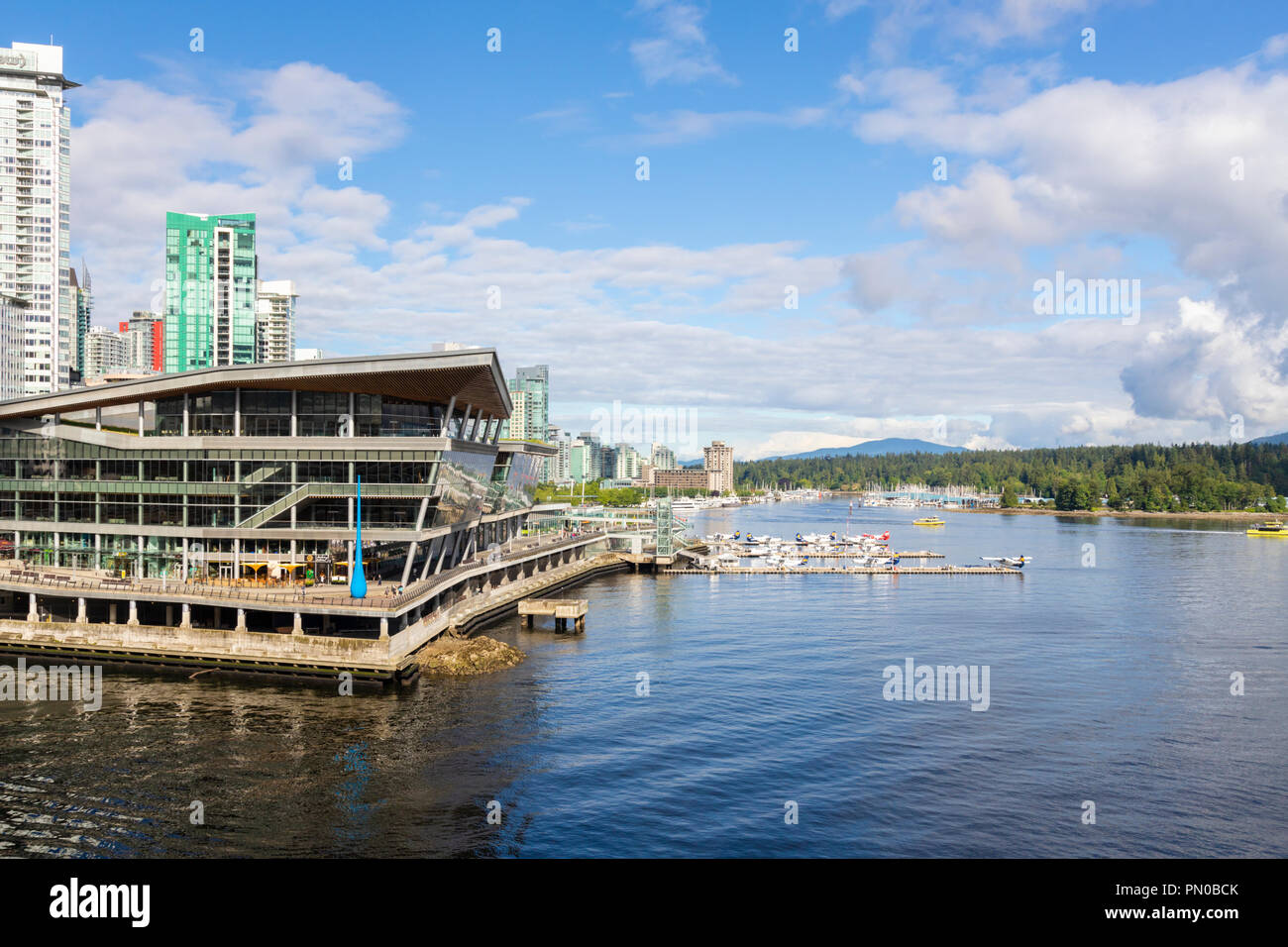 Le port de Vancouver, Colombie-Britannique, Canada Banque D'Images