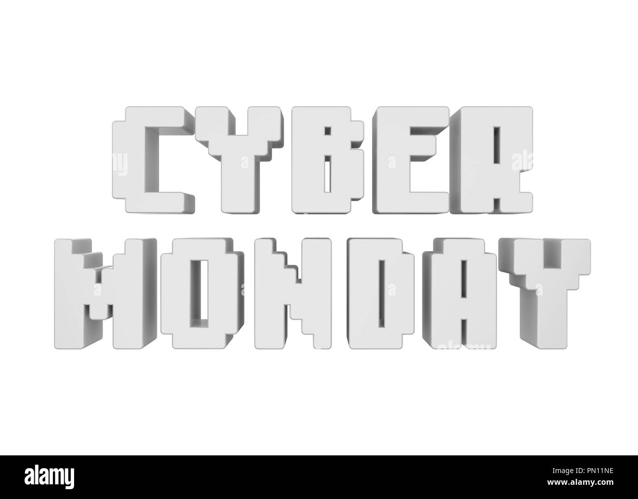 Concept Cyber Monday Isolated Banque D'Images