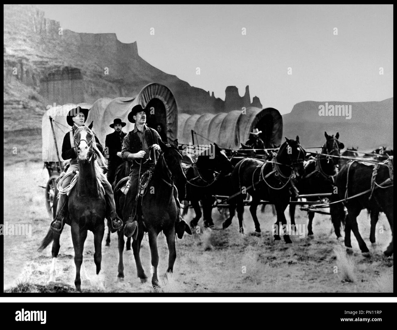 Prod DB Â© RKO / DR LE CONVOI DES BRAVES (WAGON MASTER) de John Ford