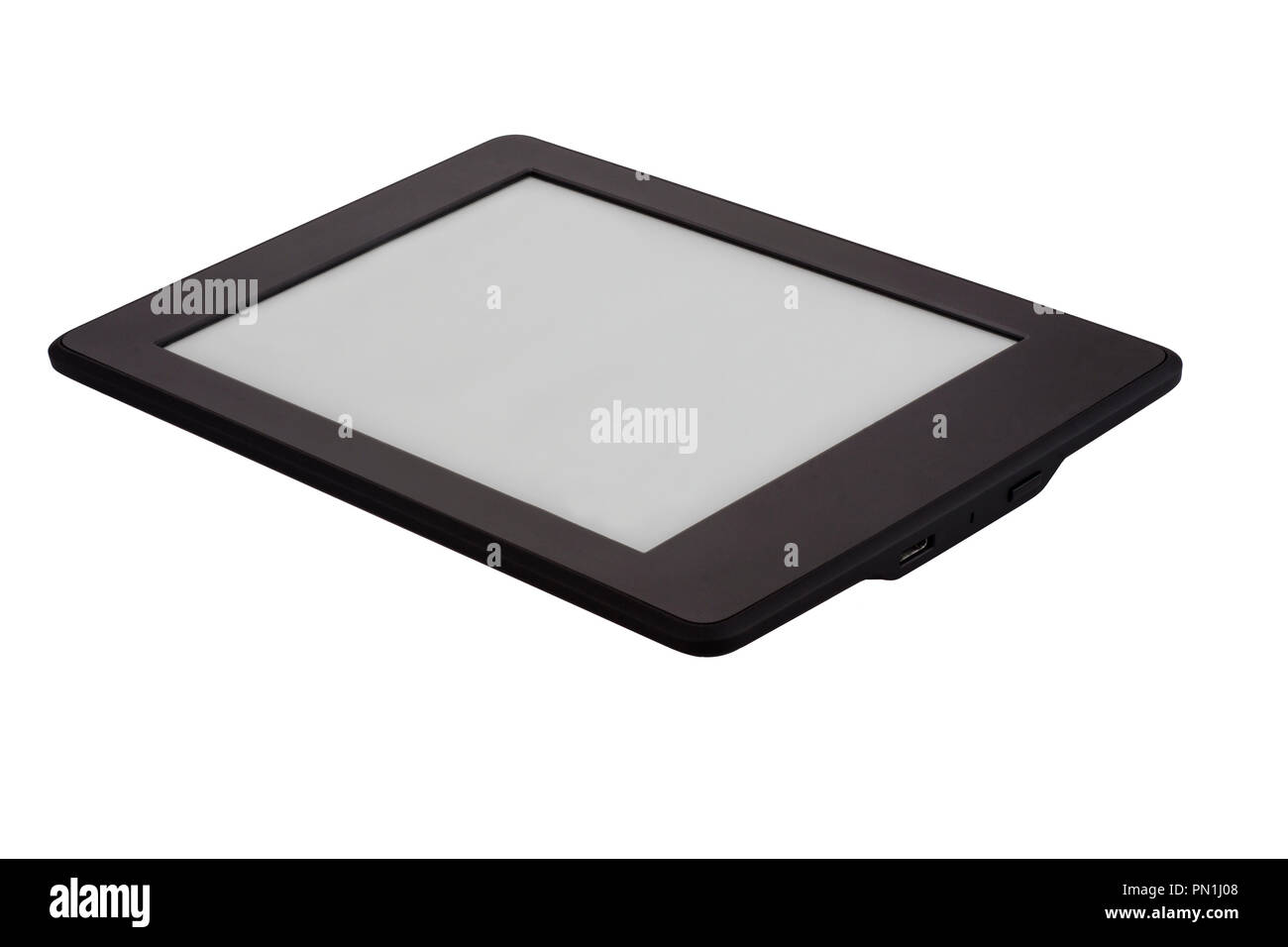 E-book appareil isolé sur fond blanc Banque D'Images