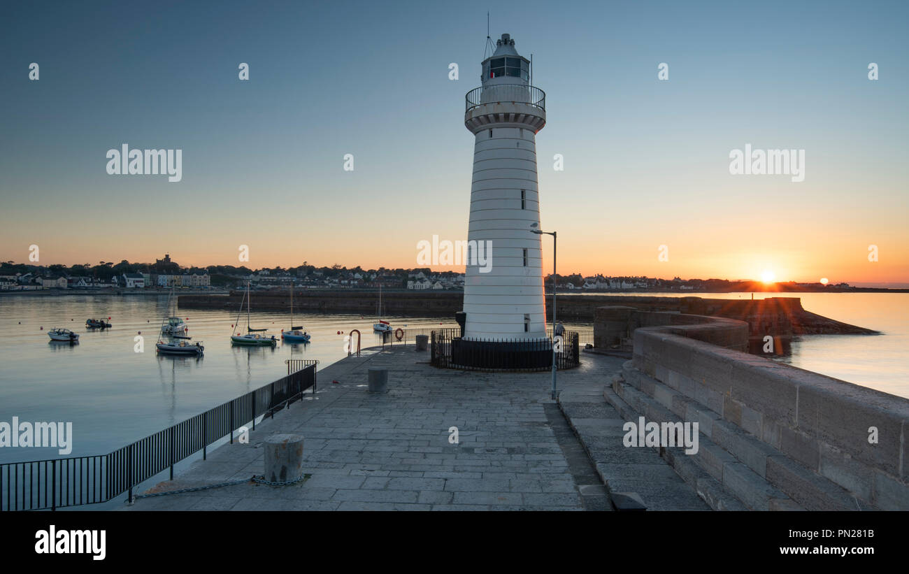 Phare de Donaghadee Banque D'Images
