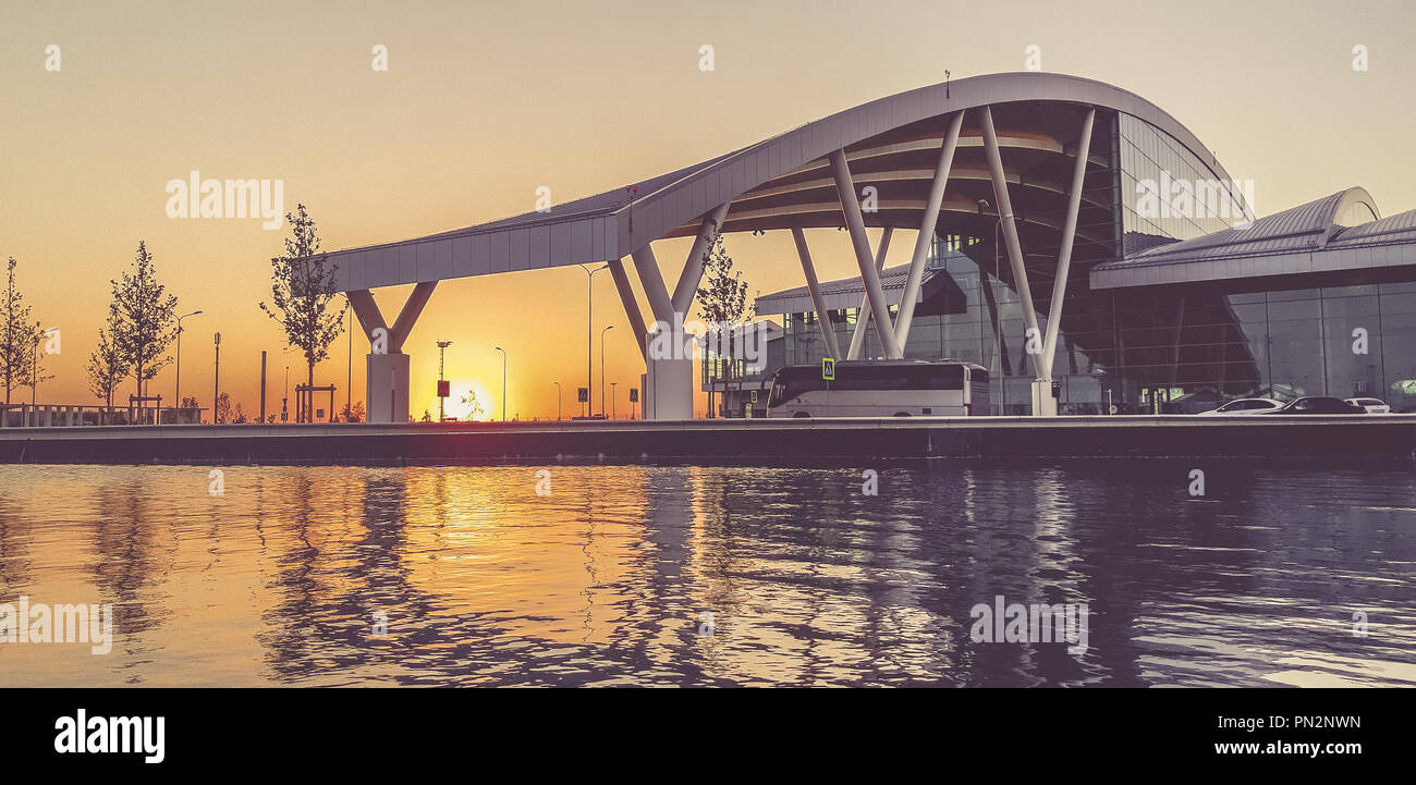 L'aéroport international nouveau Platov Rostov-on-don Russie 5 Septembre 2018 Banque D'Images