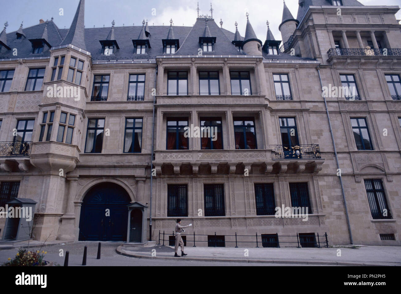 Palais grand-ducal, la ville de Luxembourg Banque D'Images