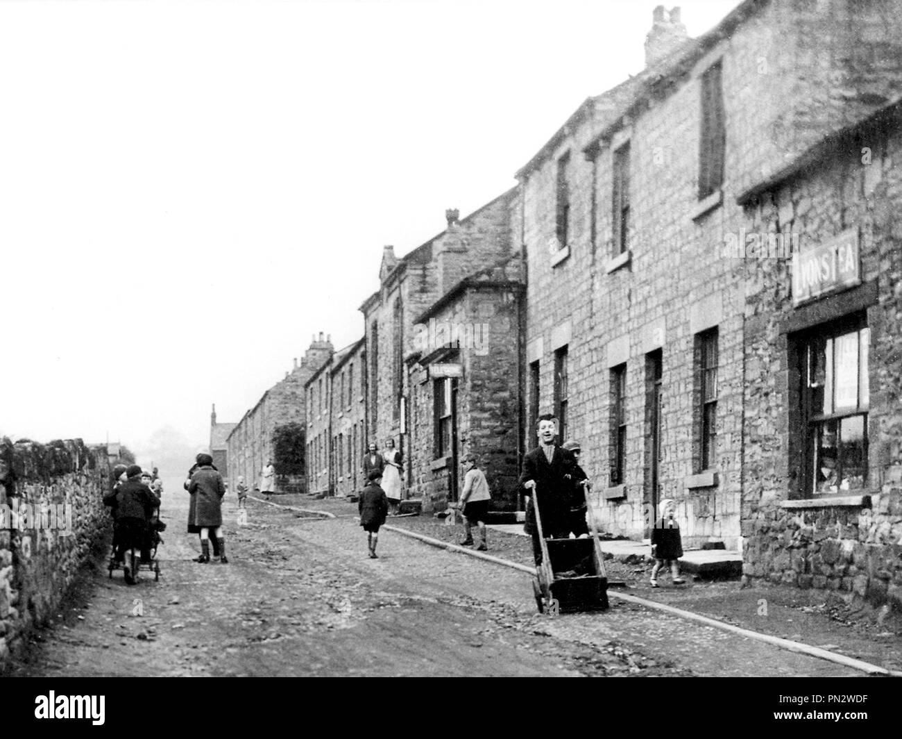 Route de l'occupation, Harley, début des années 1900 Banque D'Images