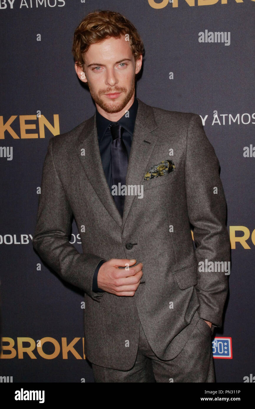 Luke Treadaway à l'Universal Pictures' premiere de "Unbroken" tenue au Kodak Theater à Hollywood, CA, 15 décembre 2014. Photo par Joe Martinez / PictureLux Banque D'Images
