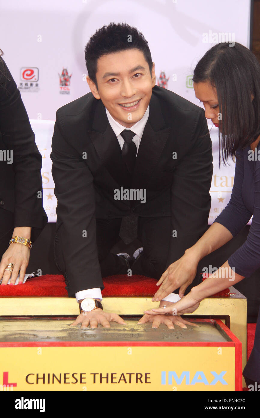 Huang Xiaoming 06/03/2015 88e anniversaire de commémoration de théâtre chinois de Grauman tenue à l'IMAX Théâtre chinois de Grauman à Hollywood, CA Photo par Kazuki Hirata / HNW / PictureLux Banque D'Images