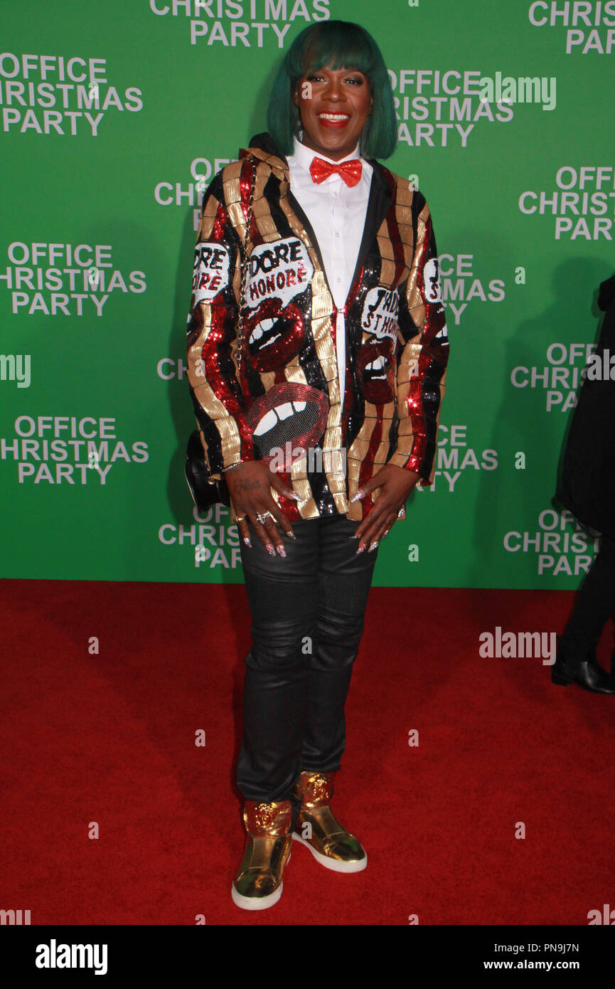 Big Freedia 12/07/2016 Le Los Angeles Premiere de 'Party de Noël de bureau' qui s'est tenue au Regency Village Theatre de Los Angeles, CA Photo par Izumi Hasegawa / HNW / PictureLux Banque D'Images