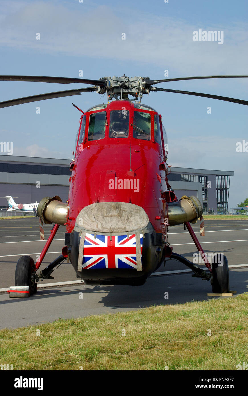 Westland Wessex HC2 hélicoptère G-BYRC appartenant à Daniel Brem Wilson. Anciennement RAF, Royal Air Force XT671. À Biggin Hill. Demobbed ex militaire Banque D'Images