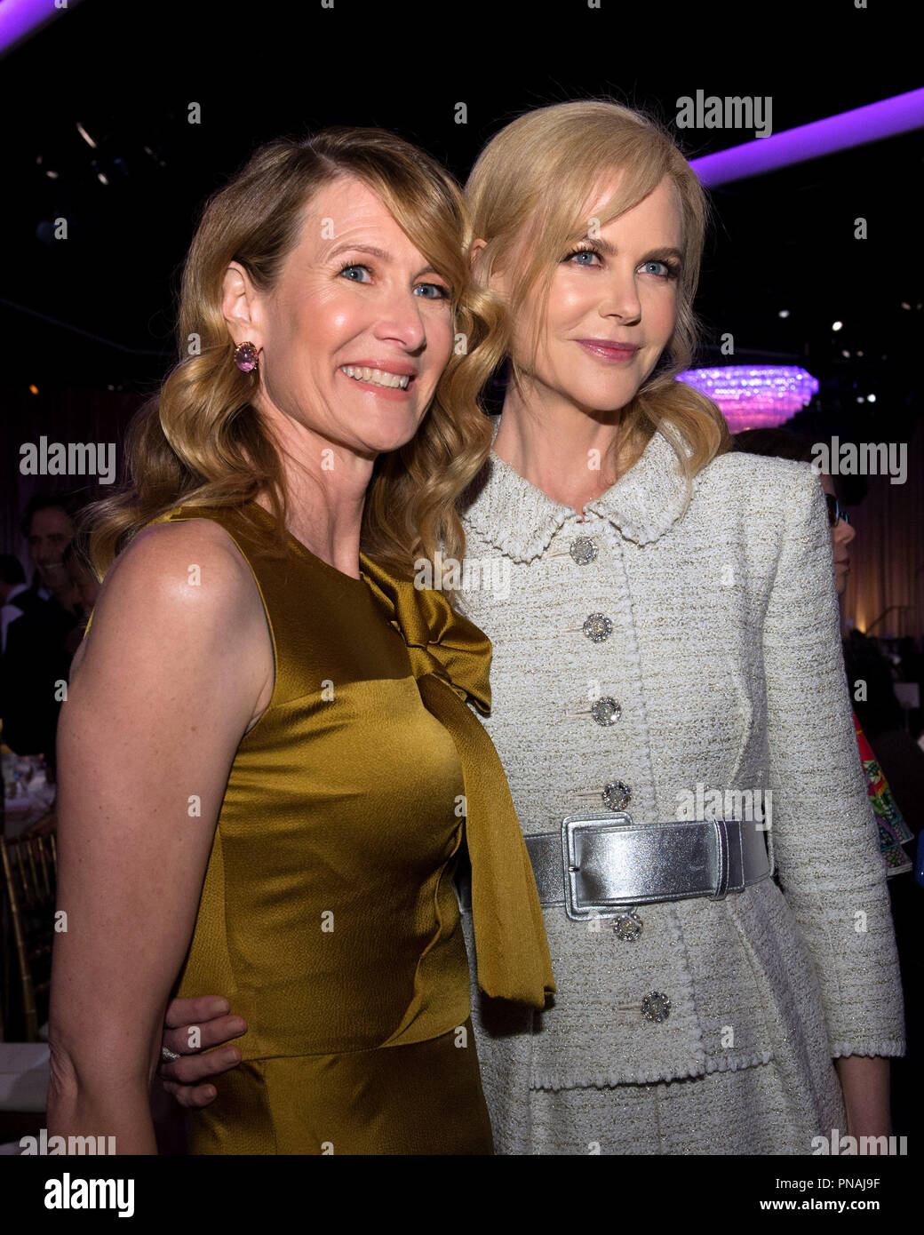 Laura Dern et nominé aux Oscars®, Nicole Kidman, à l'Oscar prête-nom Déjeuner au Beverly Hilton, le Lundi, Février 6, 2017. La 89e cérémonie des Oscars sera diffusée le dimanche 26 février, en direct sur ABC. Référence # 33227 Fichier_003THA pour un usage éditorial uniquement - Tous droits réservés Banque D'Images