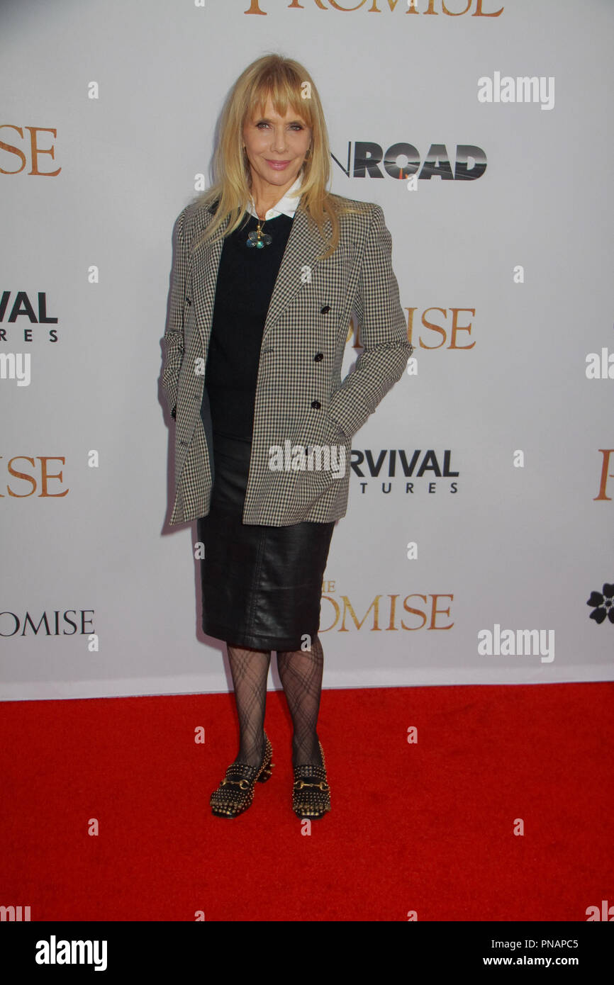 Rosanna Arquette 04/12/2017 La première de nous "la promesse" tenue au Théâtre chinois de Grauman à Hollywood, CA Photo par Izumi Hasegawa / / PictureLux HNW Banque D'Images Rosanna Arquette 04/12/2017 La première de nous "la promesse" tenue au Théâtre chinois de Grauman à Hollywood, CA Photo par Izumi Hasegawa / / PictureLux HNW Banque D'Images